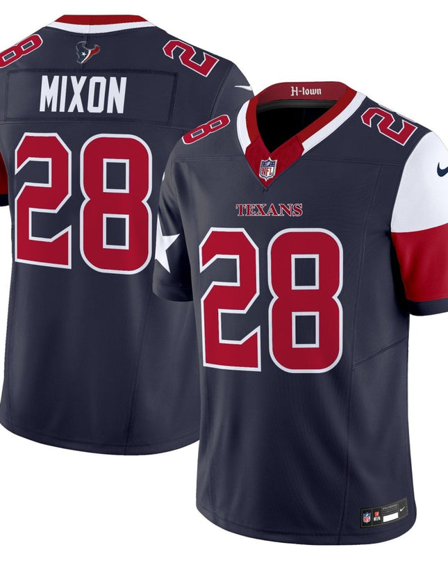 Men's Houston Texans 2024 Vapor Limited Jersey V5 - All Stitched HOUTEX_KDZ - KINDOZY