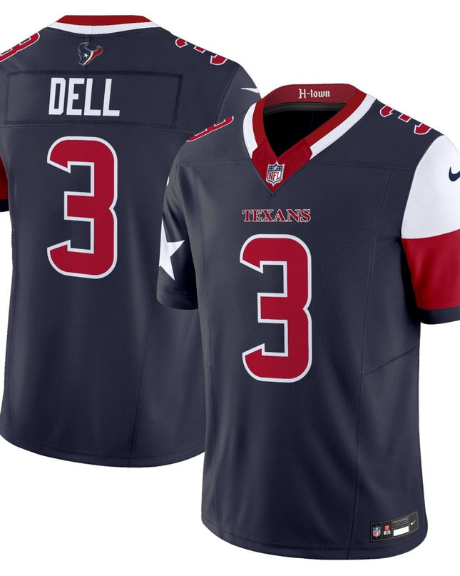 Men's Houston Texans 2024 Vapor Limited Jersey V5 - All Stitched HOUTEX_KDZ - KINDOZY