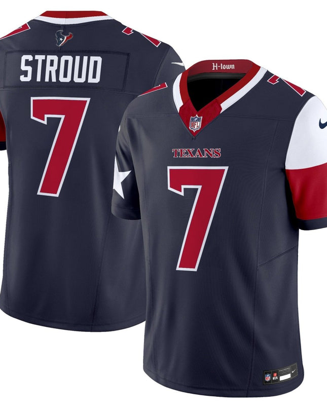 Men's Houston Texans 2024 Vapor Limited Jersey V5 - All Stitched HOUTEX_KDZ - KINDOZY