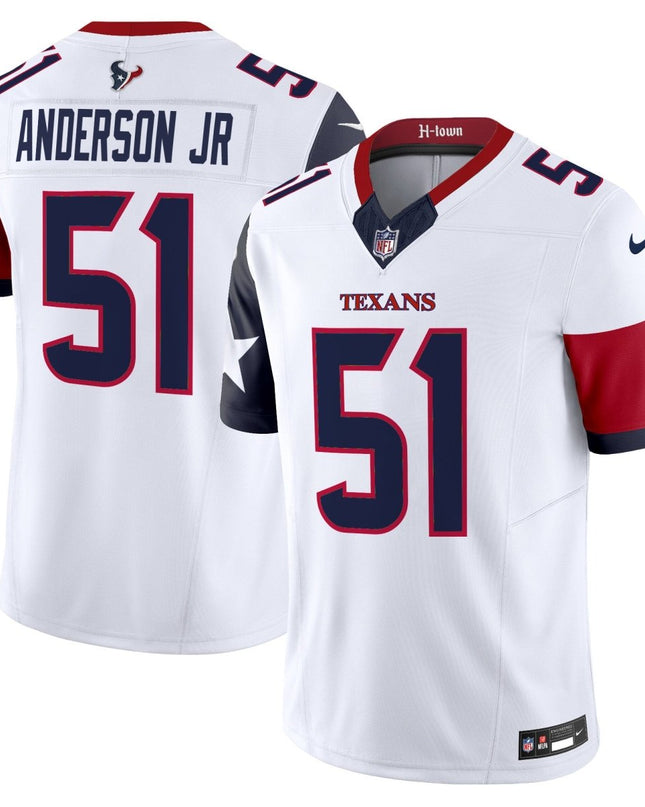 Men's Houston Texans 2024 Vapor Limited Jersey V5 - All Stitched HOUTEX_KDZ - KINDOZY