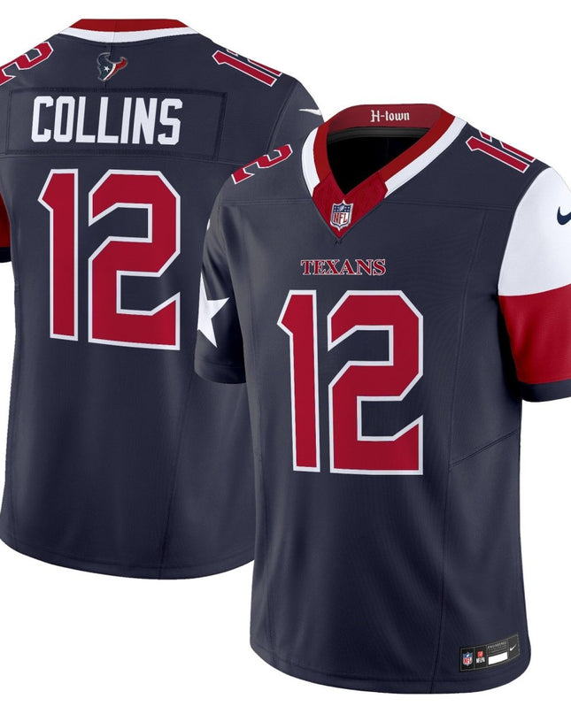 Men's Houston Texans 2024 Vapor Limited Jersey V5 - All Stitched HOUTEX_KDZ - KINDOZY