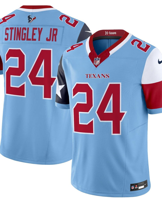 Men's Houston Texans 2024 Vapor Limited Jersey V5 - All Stitched HOUTEX_KDZ - KINDOZY