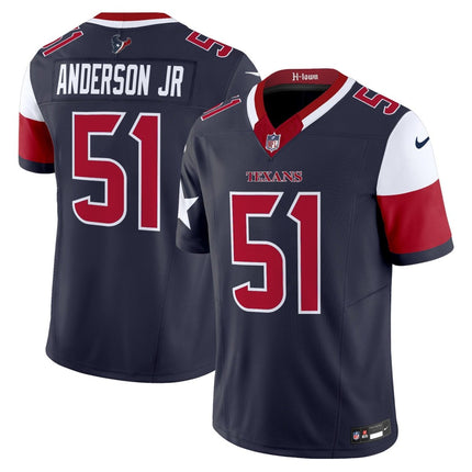 Men's Houston Texans 2024 Vapor Limited Jersey V5 - All Stitched HOUTEX_KDZ - KINDOZY