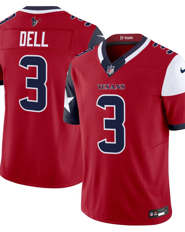 Men's Houston Texans 2024 Vapor Limited Jersey V5 - All Stitched HOUTEX_KDZ - KINDOZY