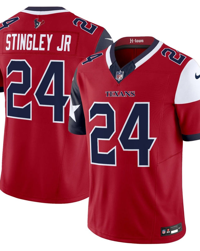 Men's Houston Texans 2024 Vapor Limited Jersey V5 - All Stitched HOUTEX_KDZ - KINDOZY