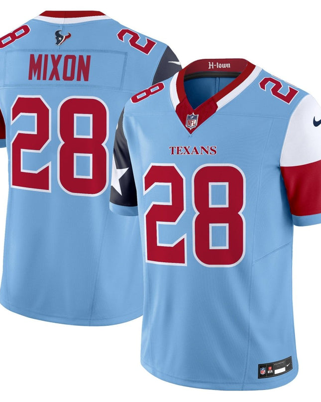 Men's Houston Texans 2024 Vapor Limited Jersey V5 - All Stitched HOUTEX_KDZ - KINDOZY