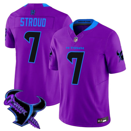 Men's Houston Texans 2025 DJ Screw Vapor Limited Jersey - All Stitched HOUTEX_KDZ - KINDOZY