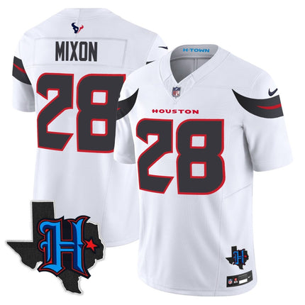 Men's Houston Texans 2025 Texas Patch Vapor Limited Jersey - All Stitched HOUTEX_KDZ - KINDOZY