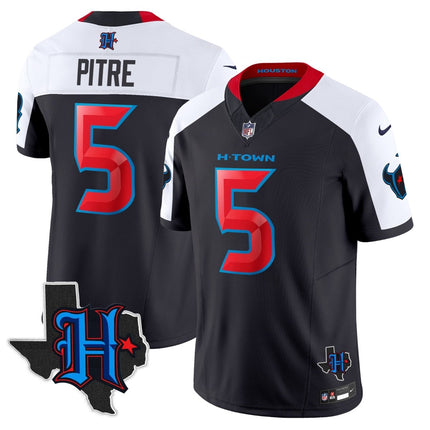 Men's Houston Texans 2025 Texas Patch Vapor Limited Jersey - All Stitched HOUTEX_KDZ - KINDOZY