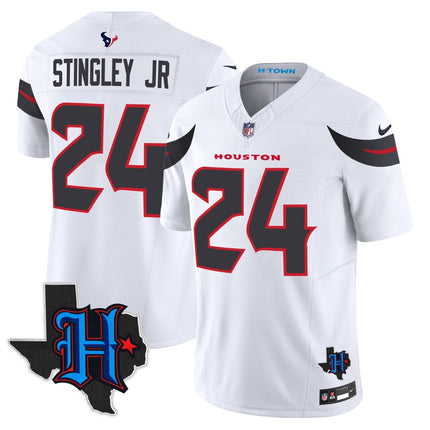 Men's Houston Texans 2025 Texas Patch Vapor Limited Jersey - All Stitched HOUTEX_KDZ - KINDOZY