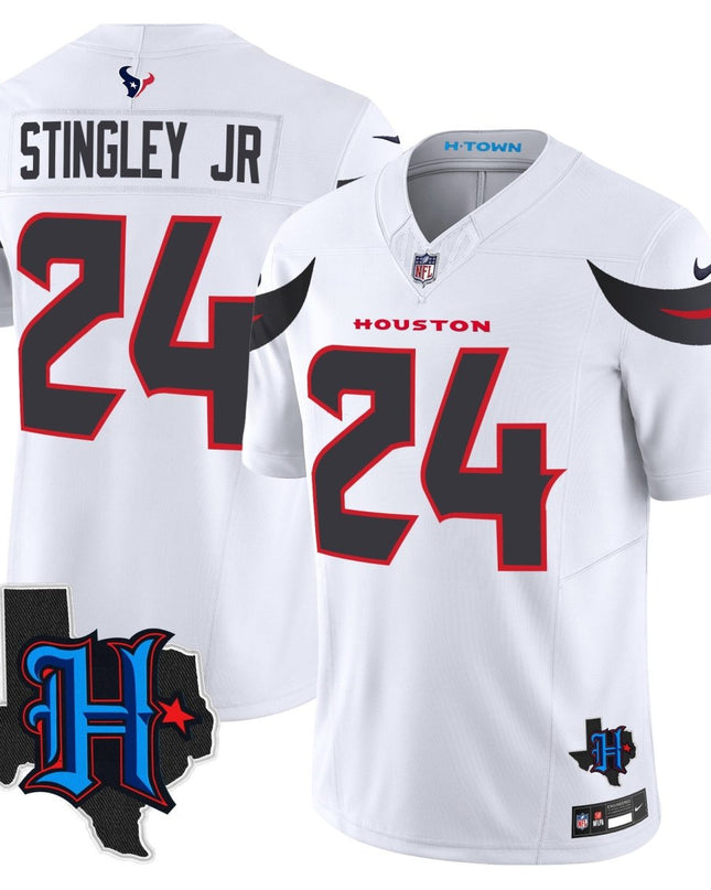 Men's Houston Texans 2025 Texas Patch Vapor Limited Jersey - All Stitched HOUTEX_KDZ - KINDOZY