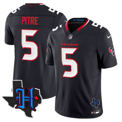 Men's Houston Texans 2025 Texas Patch Vapor Limited Jersey - All Stitched HOUTEX_KDZ - KINDOZY