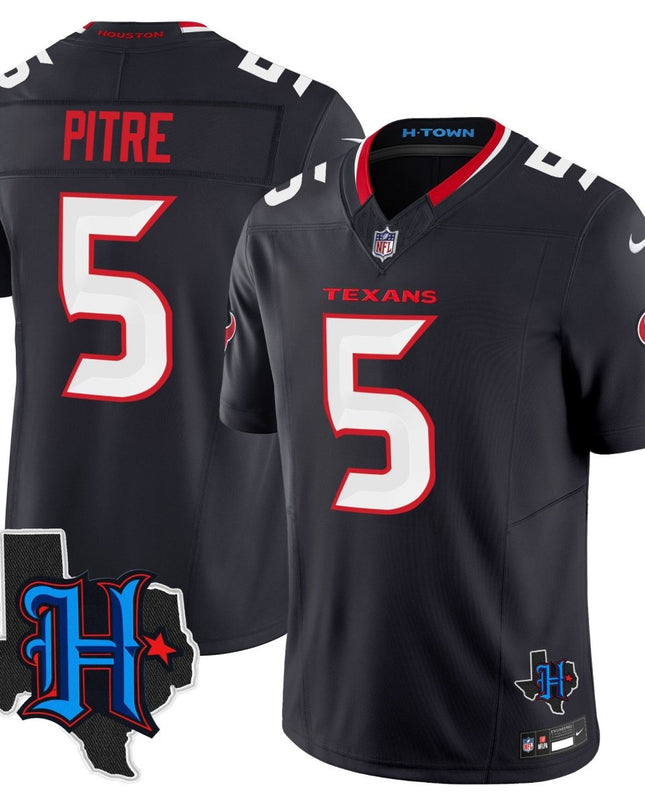 Men's Houston Texans 2025 Texas Patch Vapor Limited Jersey - All Stitched HOUTEX_KDZ - KINDOZY