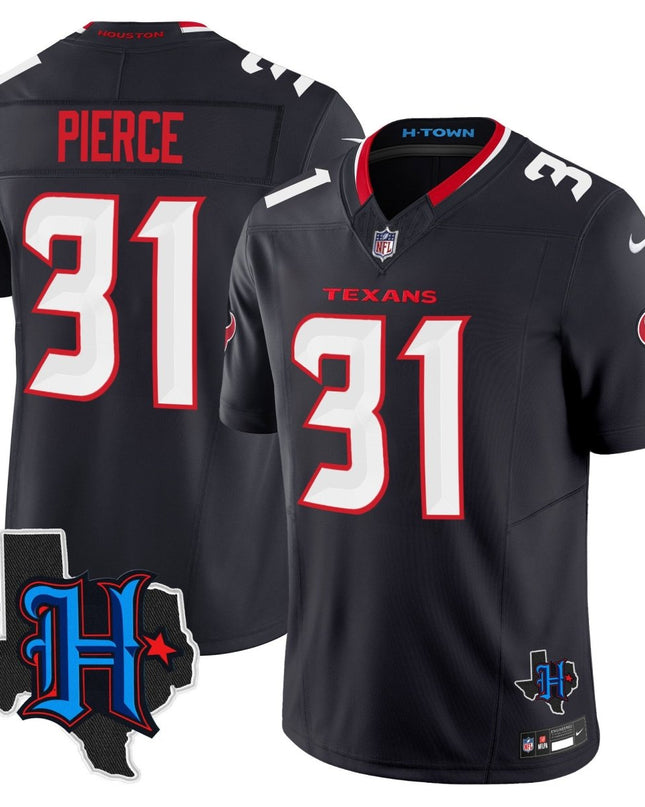 Men's Houston Texans 2025 Texas Patch Vapor Limited Jersey - All Stitched HOUTEX_KDZ - KINDOZY