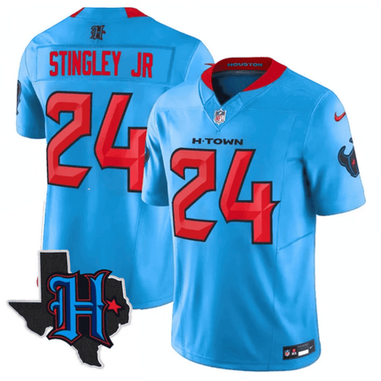 Men's Houston Texans 2025 Texas Patch Vapor Limited Jersey - All Stitched HOUTEX_KDZ - KINDOZY