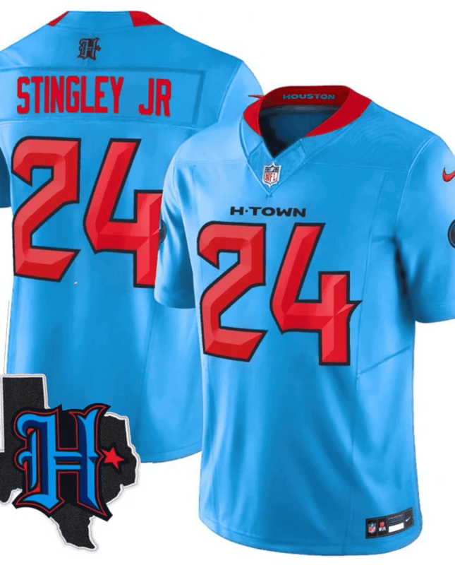 Men's Houston Texans 2025 Texas Patch Vapor Limited Jersey - All Stitched HOUTEX_KDZ - KINDOZY