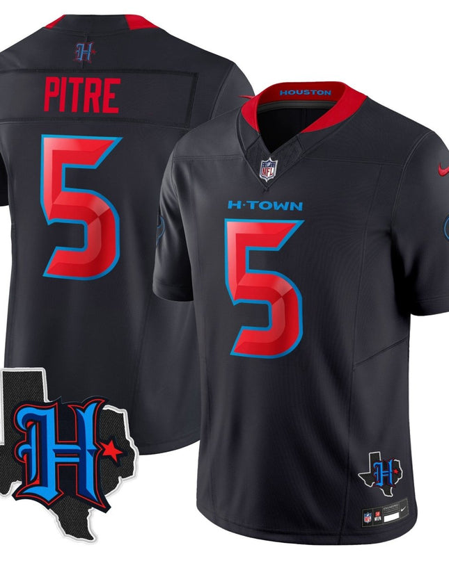 Men's Houston Texans 2025 Texas Patch Vapor Limited Jersey - All Stitched HOUTEX_KDZ - KINDOZY