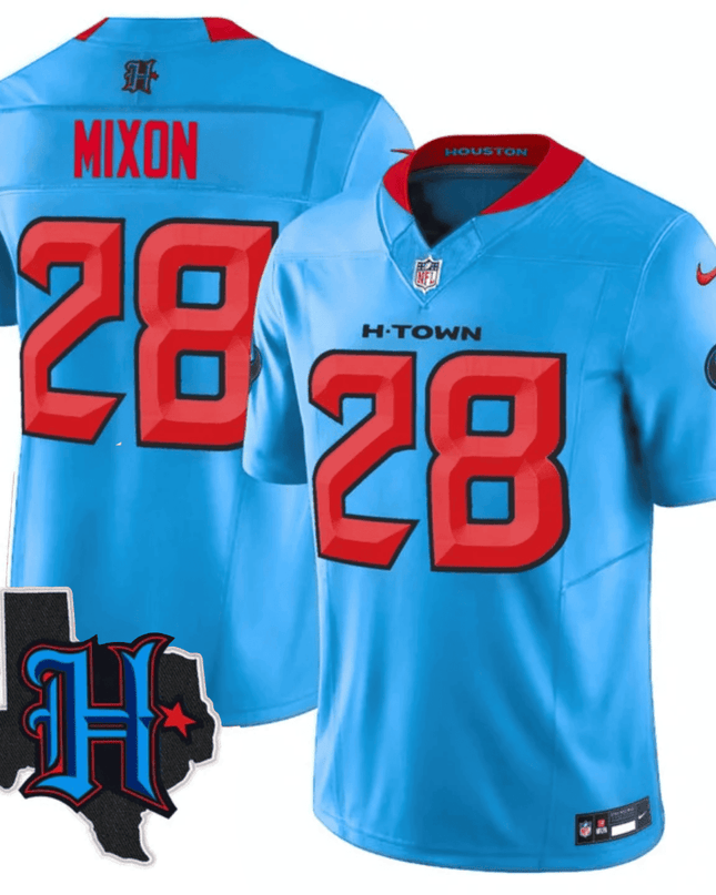 Men's Houston Texans 2025 Texas Patch Vapor Limited Jersey - All Stitched HOUTEX_KDZ - KINDOZY