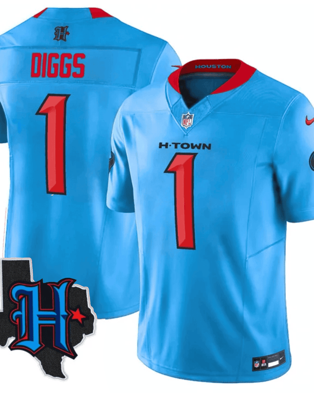 Men's Houston Texans 2025 Texas Patch Vapor Limited Jersey - All Stitched HOUTEX_KDZ - KINDOZY