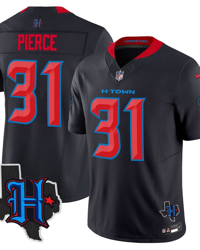 Men's Houston Texans 2025 Texas Patch Vapor Limited Jersey - All Stitched HOUTEX_KDZ - KINDOZY