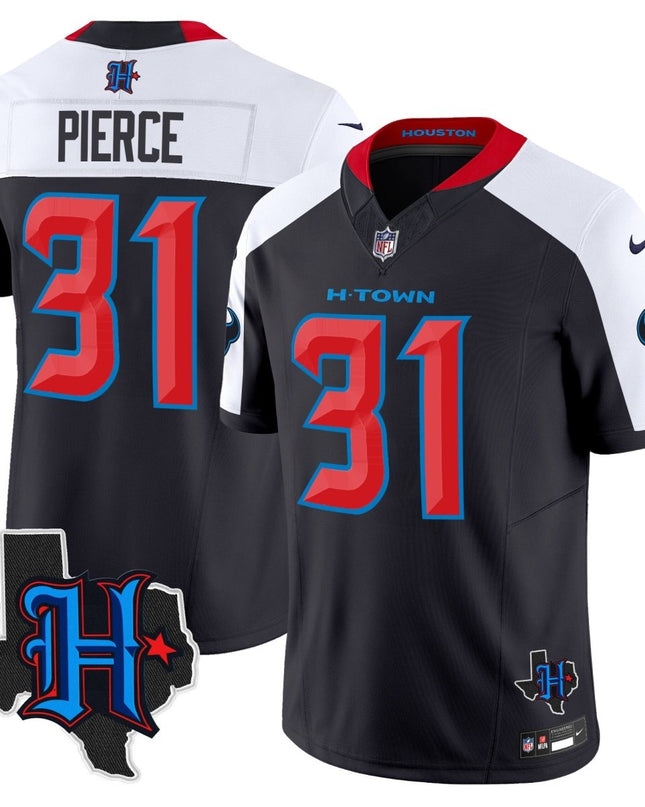 Men's Houston Texans 2025 Texas Patch Vapor Limited Jersey - All Stitched HOUTEX_KDZ - KINDOZY