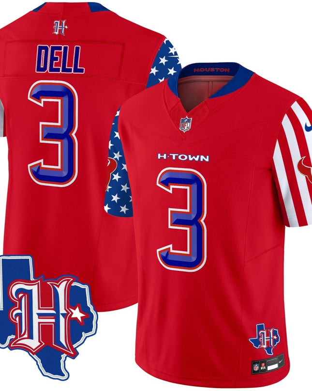 Men's Houston Texans American Style Vapor Limited Jersey - All Stitched HOUTEX_KDZ - KINDOZY