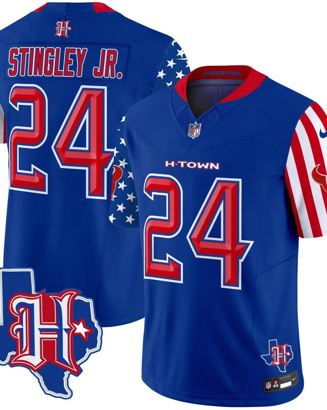 Men's Houston Texans American Style Vapor Limited Jersey - All Stitched HOUTEX_KDZ - KINDOZY