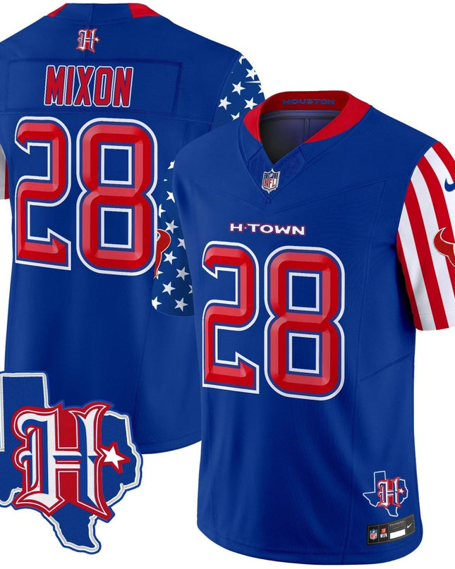 Men's Houston Texans American Style Vapor Limited Jersey - All Stitched HOUTEX_KDZ - KINDOZY