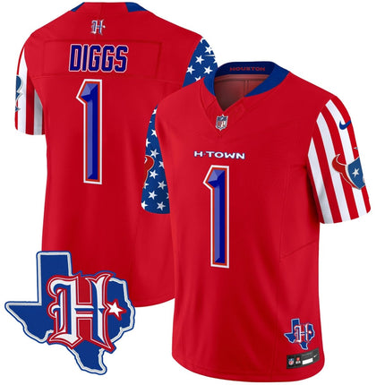 Men's Houston Texans American Style Vapor Limited Jersey - All Stitched HOUTEX_KDZ - KINDOZY