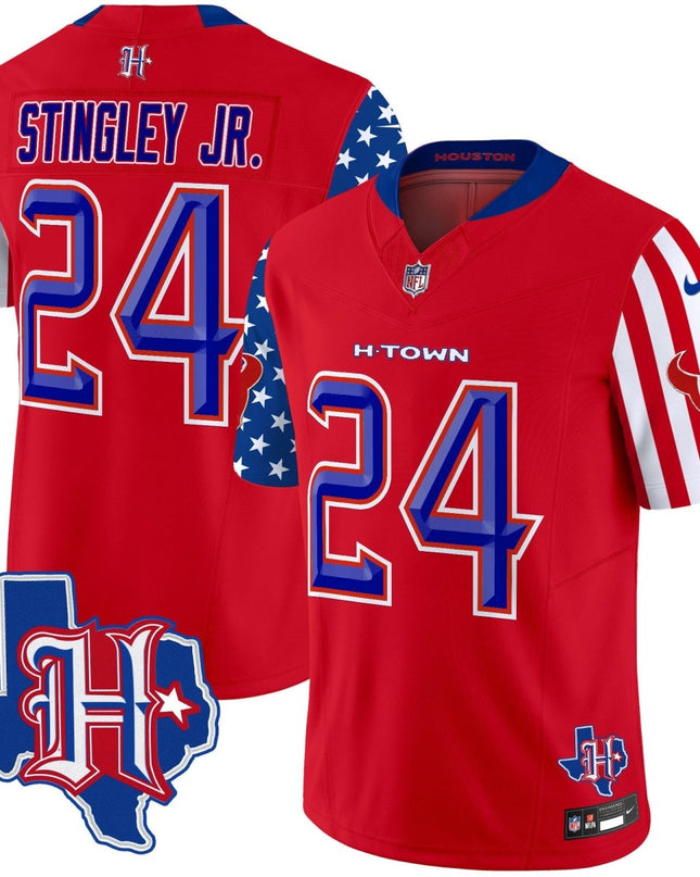 Men's Houston Texans American Style Vapor Limited Jersey - All Stitched HOUTEX_KDZ - KINDOZY