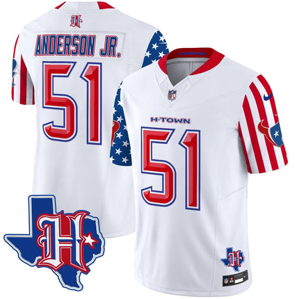 Men's Houston Texans American Style Vapor Limited Jersey - All Stitched HOUTEX_KDZ - KINDOZY