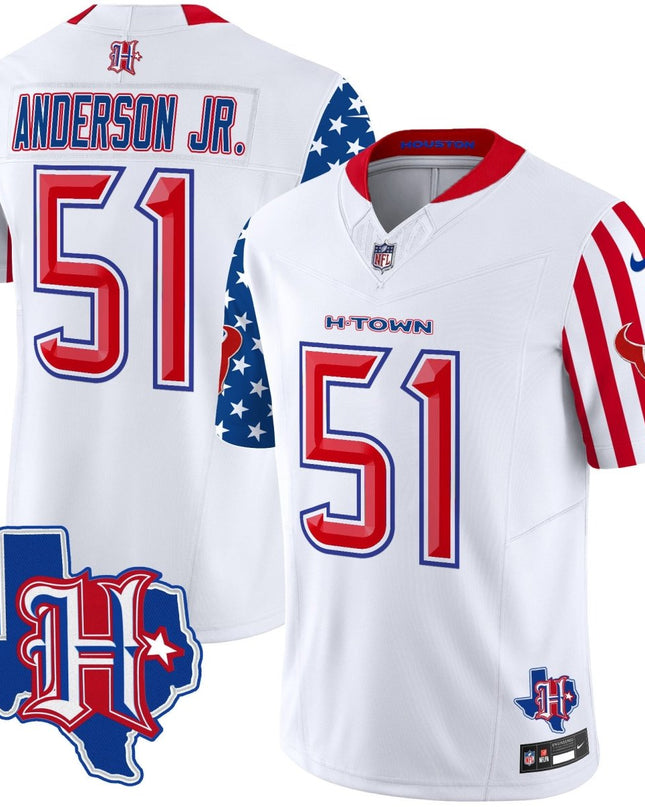 Men's Houston Texans American Style Vapor Limited Jersey - All Stitched HOUTEX_KDZ - KINDOZY