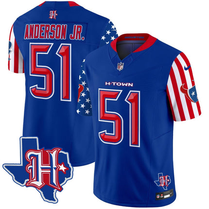 Men's Houston Texans American Style Vapor Limited Jersey - All Stitched HOUTEX_KDZ - KINDOZY