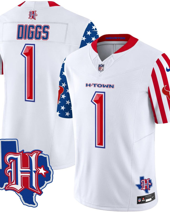 Men's Houston Texans American Style Vapor Limited Jersey - All Stitched HOUTEX_KDZ - KINDOZY