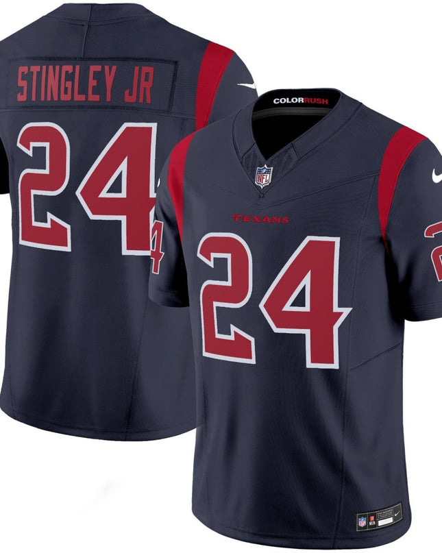 Men's Houston Texans Color Rush Legend Vapor Jersey - All Stitched HOUTEX_KDZ - KINDOZY
