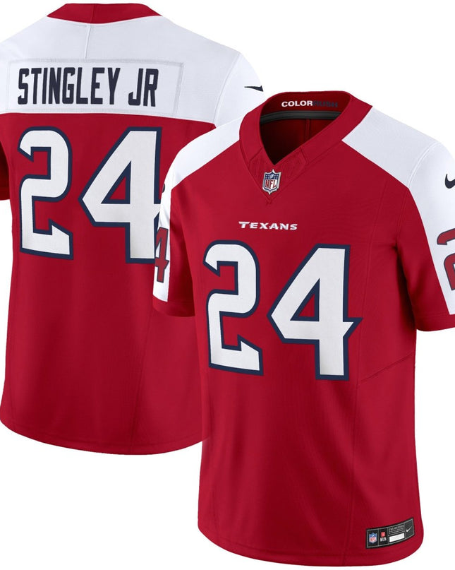 Men's Houston Texans Color Rush Legend Vapor Jersey - All Stitched HOUTEX_KDZ - KINDOZY
