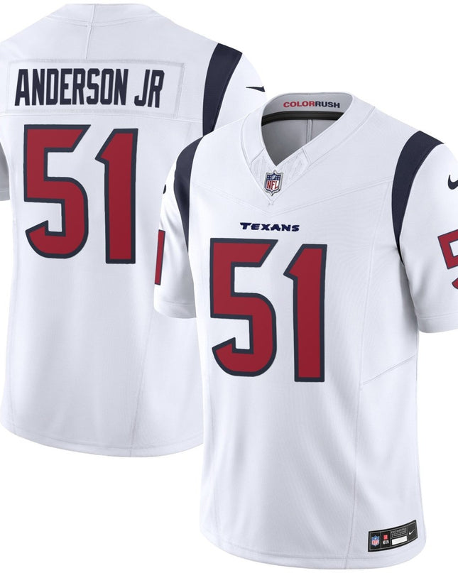 Men's Houston Texans Color Rush Legend Vapor Jersey - All Stitched HOUTEX_KDZ - KINDOZY