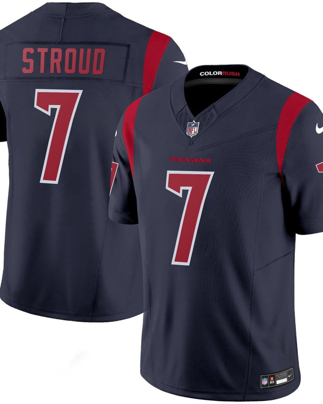 Men's Houston Texans Color Rush Legend Vapor Jersey - All Stitched HOUTEX_KDZ - KINDOZY