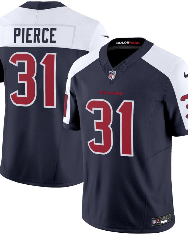 Men's Houston Texans Color Rush Legend Vapor Jersey - All Stitched HOUTEX_KDZ - KINDOZY