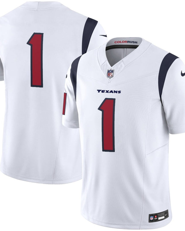 Men's Houston Texans Color Rush Legend Vapor Jersey - All Stitched HOUTEX_KDZ - KINDOZY