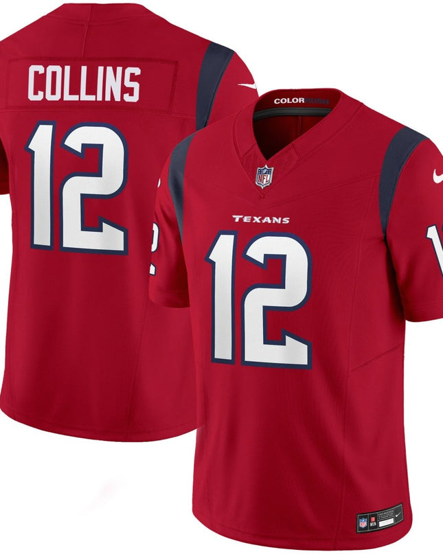 Men's Houston Texans Color Rush Legend Vapor Jersey - All Stitched HOUTEX_KDZ - KINDOZY