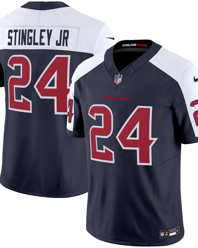 Men's Houston Texans Color Rush Legend Vapor Jersey - All Stitched HOUTEX_KDZ - KINDOZY