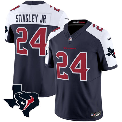 Men's Houston Texans Color Rush Legend Vapor Jersey V2 - All Stitched HOUTEX_KDZ - KINDOZY