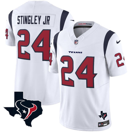 Men's Houston Texans Color Rush Legend Vapor Jersey V2 - All Stitched HOUTEX_KDZ - KINDOZY
