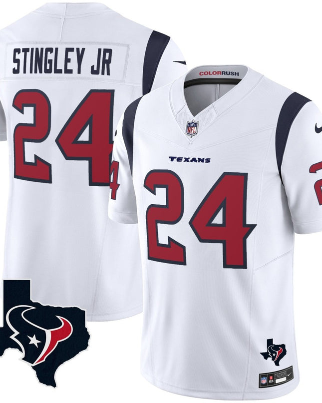 Men's Houston Texans Color Rush Legend Vapor Jersey V2 - All Stitched HOUTEX_KDZ - KINDOZY