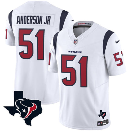 Men's Houston Texans Color Rush Legend Vapor Jersey V2 - All Stitched HOUTEX_KDZ - KINDOZY