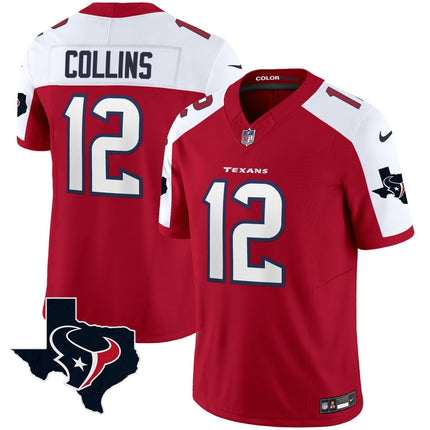 Men's Houston Texans Color Rush Legend Vapor Jersey V2 - All Stitched HOUTEX_KDZ - KINDOZY