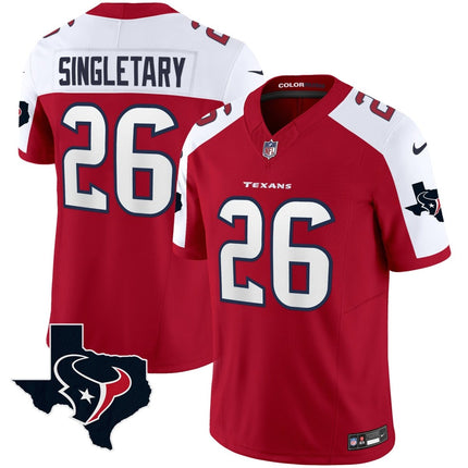 Men's Houston Texans Color Rush Legend Vapor Jersey V2 - All Stitched HOUTEX_KDZ - KINDOZY