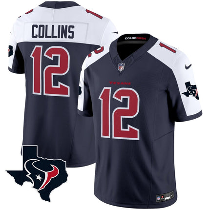 Men's Houston Texans Color Rush Legend Vapor Jersey V2 - All Stitched HOUTEX_KDZ - KINDOZY