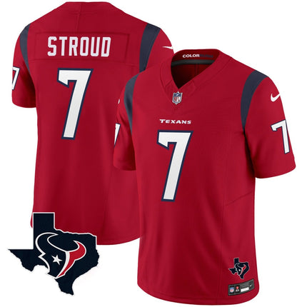 Men's Houston Texans Color Rush Legend Vapor Jersey V2 - All Stitched HOUTEX_KDZ - KINDOZY